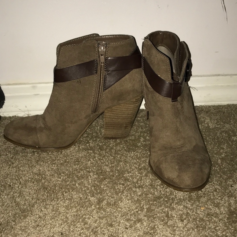 Brown booties